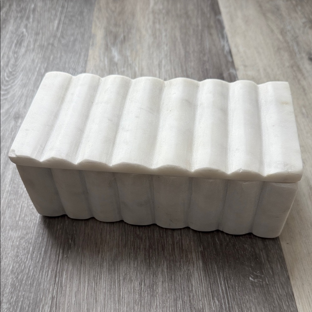 West Elm Sculpted Marble Vanity Boxes
